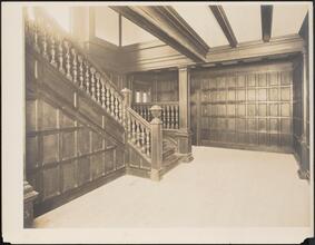 [Interior, staircase.]