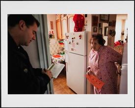 Community Relations Limited English Proficiency Specialists assist Russian hurricane survivors in Coney Island, Brooklyn