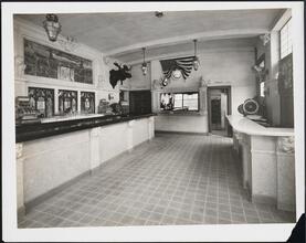 [Restaurant. Interior, bar.]