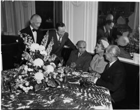 [Lippencott Publishing officials at the Hotel Algonquin.]