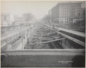 Broadway between 95th and 96th Street [Subway construction].