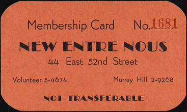 New Entre Nous