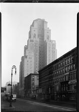 The Barbizon. View from Lexington Avenue and 62nd (61st) St. 8 a.m.