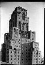 The Barbizon. Detail of upper half from roof 63rd St.