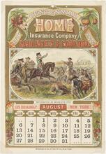 Centennial Home Insurance Company. [Calendar for August 1876.]