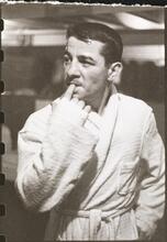 Rocky Graziano, He's a Good Boy Now [Rocky Graziano biting his nails.]