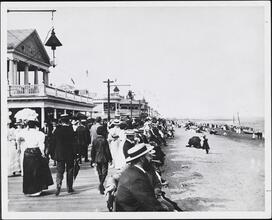 [The boardwalk at Coney Island.]