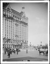 5th Avenue and 59th Street. The Plaza. [Mayor's Committee to Welcome British & French War Commissions.]
