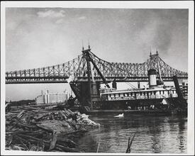 [Dredging in the East River.]