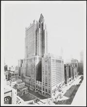 [Exterior of the Waldorf-Astoria.]