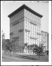 258 Riverside Drive at the corner of West 98th Street. Peter Stuyvesant Apartment House.