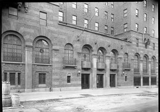 The Barbizon. Detail 63rd St. facade.