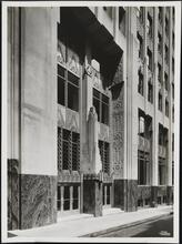 60 Wall Street [70 Pine Street.] Cities Service building. Main entrance