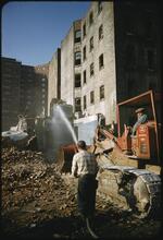 Changing New York [Building being demolished.]