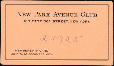 New Park Avenue Club