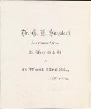 [Dr. G. E. Sussdorff.]