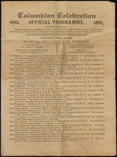 Columbian Celebration Official Programme