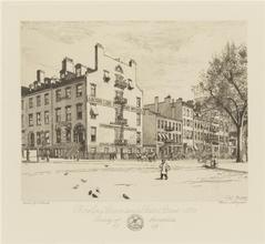 Bowling Green and State Street, 1880