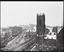 [Looking N.W. from 34th St. N.Y. (Broadway, Herald Square).]