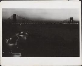 George Washington Bridge at night