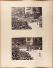 Washington's Centennial Parades [Unidentified soldiers marching in the parade.]