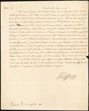 Letter from Thomas Jefferson to Chancellor Robert R. Livingston