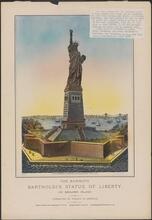 The Mammoth Bartholdi's Statue of Liberty, on Bedloe's Island