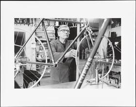 Francisco Cuevas, Custom Bicycle Maker, 14th St, Astoria 1983