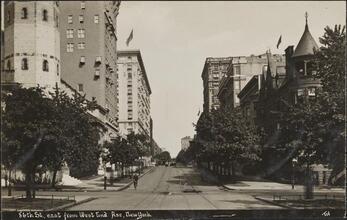 86th St., east from West End Ave, New York.