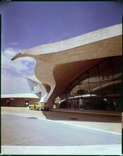 [TWA terminal at John F. Kennedy Airport.]