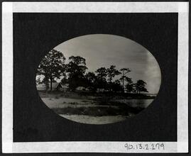 [Summer camp on edge of water.]