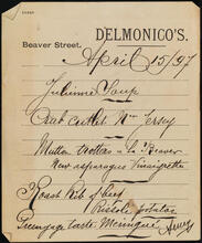Delmonico's.