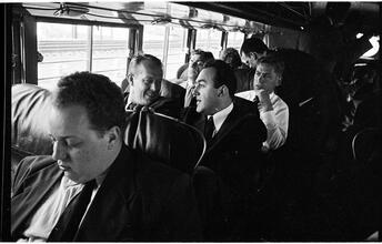 Vaughn Monroe [Inside the tour bus.]