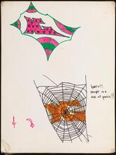 Drats!!! Caught in a Web of Graffiti!! [Page in Wicked Gary's piece book.]