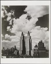 [Exterior of the Waldorf-Astoria.]