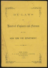 By-Laws of Board of Engineers and Foremen of the New York Fire Department