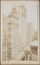 Nassau Street, north from Wall Street.
