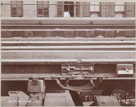 [Elevated train rail.]