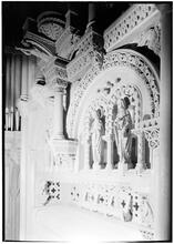 Riverside Church. Detail of organ wood carving.