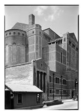 St. Bartholomews Church. Vertical detail, upper part 1.