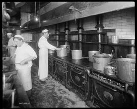 Elks Club kitchen. Ranges