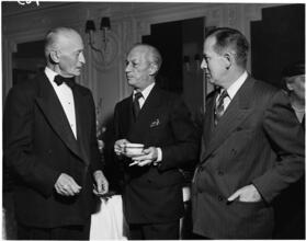 [Lippincott Publishing officials at the Hotel Algonquin.]