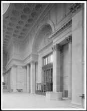 National City Bank.  Entrance doors, interior.
