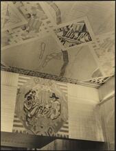 Squibb Building, 745 5th Avenue [Detail of lobby mural depicting the purchase of Manhattan.]