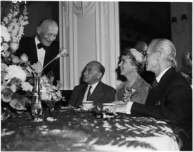 [Lippincott Publishing officials at the Hotel Algonquin.]