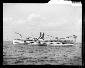 Sandy Hook steamboat Chafin, New York Harbor