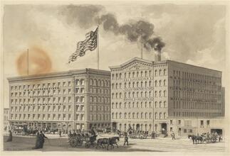 [M. & H. Schrenkeisen's Parlor Furniture Factory.]