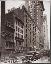 41st St. Elevation  - Looking N.E. [Lincoln Building construction.]