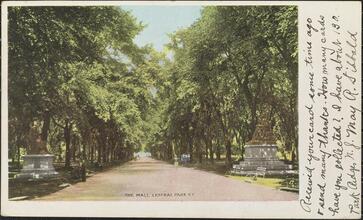 The Mall, Central Park N. Y.