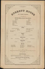 Everett House [Breakfast and dinner menus.]
